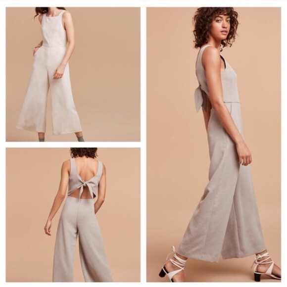 Aritzia Pants - Aritzia Wilfred Ecoulement ashen tie back jumpsuit